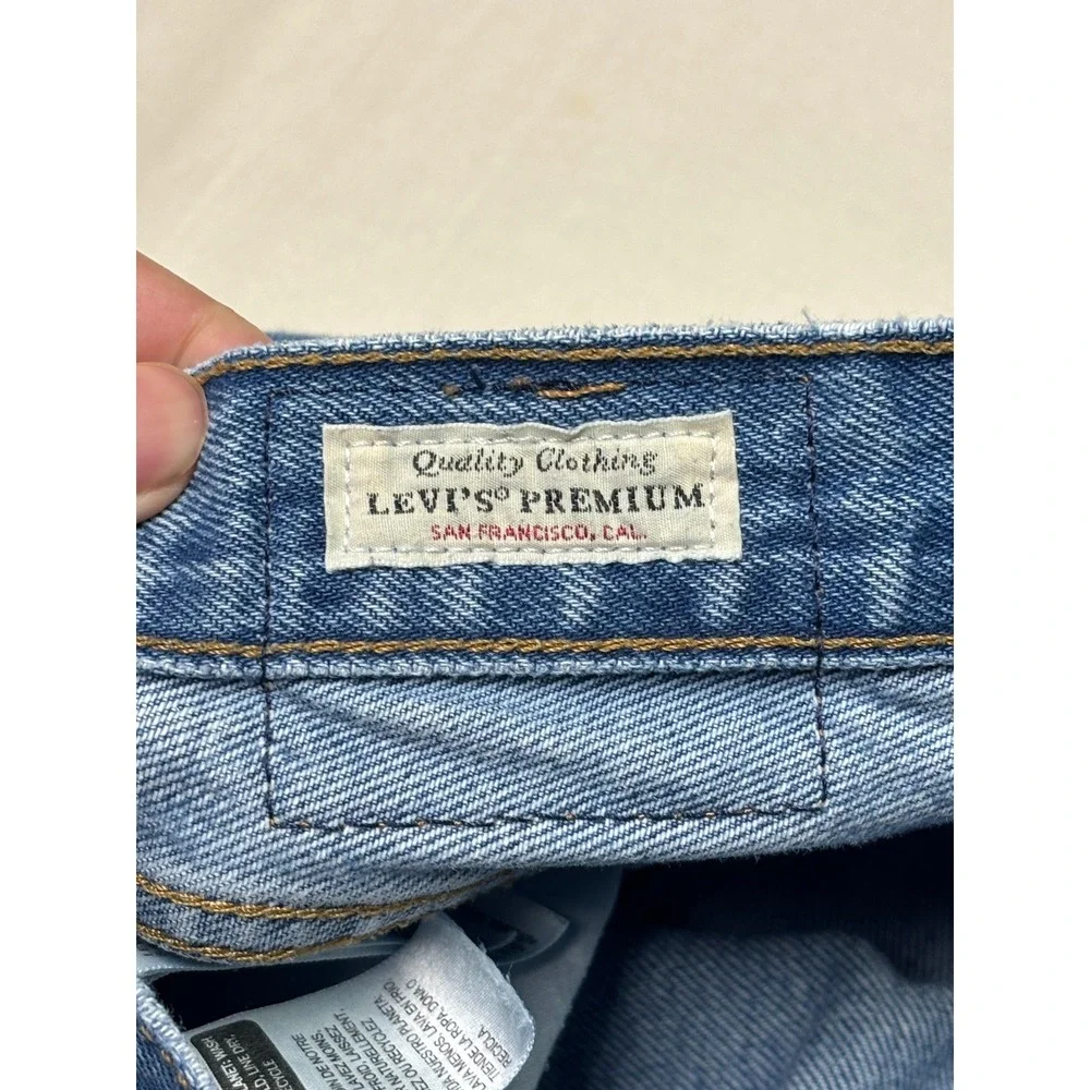 Levis 501 90s Premium Big E Mens Jeans Blue Straight‎ Leg Fly W31 L30 A1959-0012